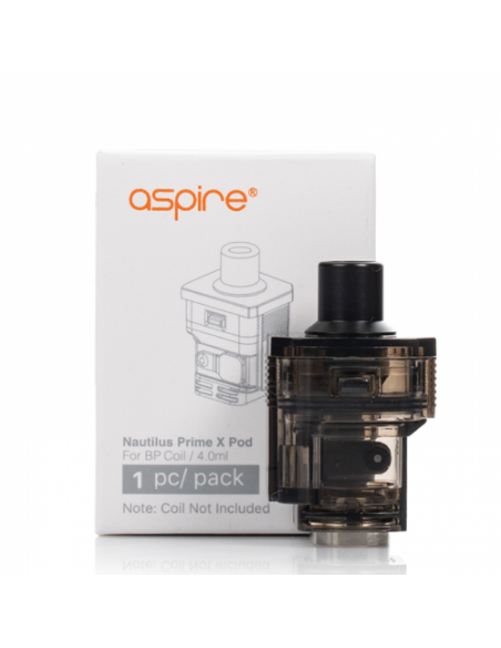 Nautilus Prime X Pod Cartridge Aspire 4 ml and 4.5 ml Empty Without