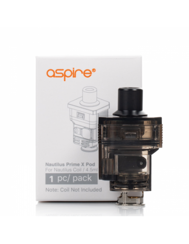 Nautilus Prime X Pod Cartridge Aspire 4 ml and 4.5 ml Empty Without
