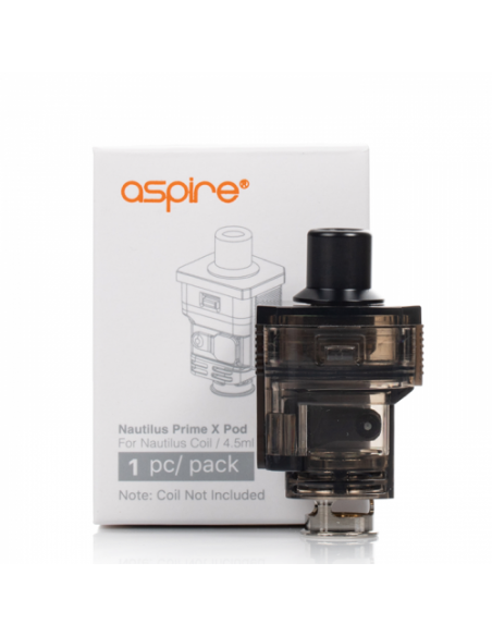 Nautilus Prime X Pod Cartridge Aspire 4 ml and 4.5 ml Empty Without