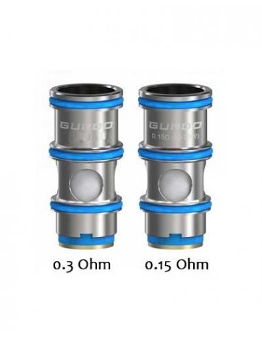 Guroo Resistenze Aspire Head Coil 0.15 ohm e 0.3 ohm - 3 Pezzi