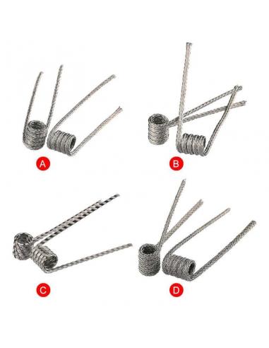 Demon Killer Wick and Raging Fire Coil Ni80 Resistenze Prefatte