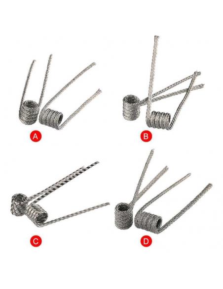 Demon Killer Wick and Raging Fire Coil Ni80 Resistenze Prefatte