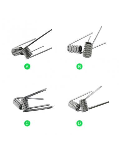 Demon Killer Wick and Raging Fire Coil Ni80 Prefabricated Resistors