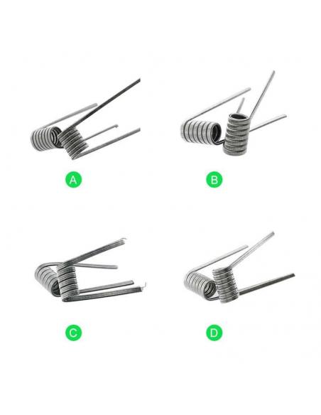 Demon Killer Wick and Raging Fire Coil Ni80 Resistenze Prefatte