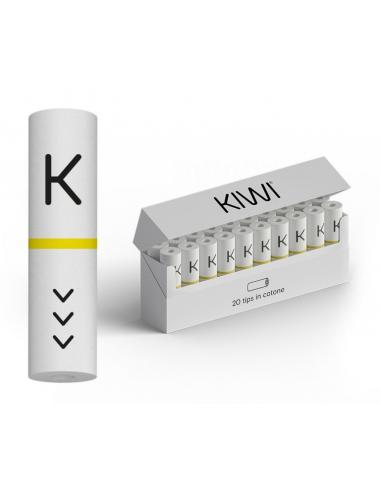 Kiwi Soft Tip Disposable Cotton Replacement Filters - 20 pieces