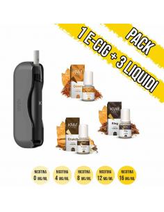 Package Kiwi with 3 ready Liquids Kiwi Vapor Tobacco Flavor