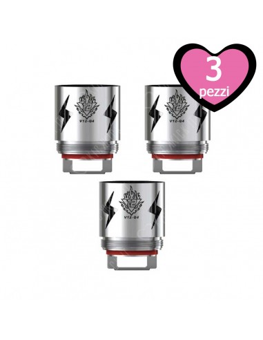 V12-Q4 Resistance Smok Head Coil for TFV12 Cloud Beast King Atomizer - 3 Pieces
