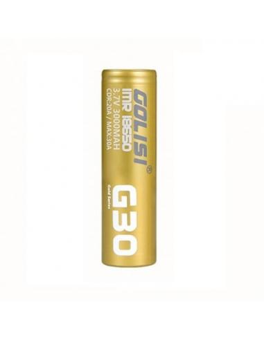 IMR 18650 G30 Golisi 3000mAh 30A Batteria Litio Ricaricabile