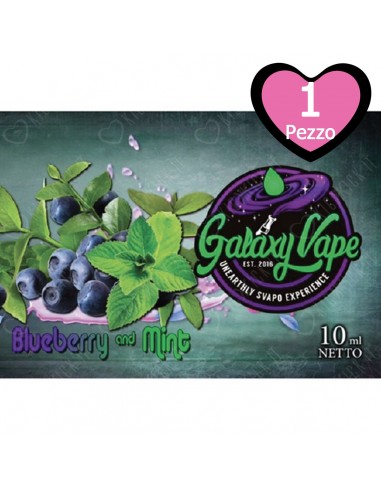 Blueberry and Mint Galaxy Vape 10 ml