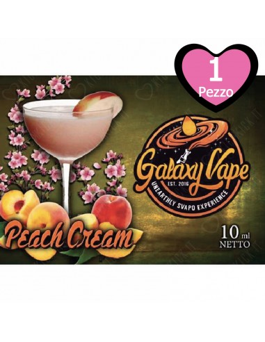 Peach Cream Galaxy Vape 10 ml
