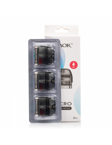 Acro Smok Pod Ricambio 2 ml - 0.6 ohm e 0.8 ohm - 3 Pezzi