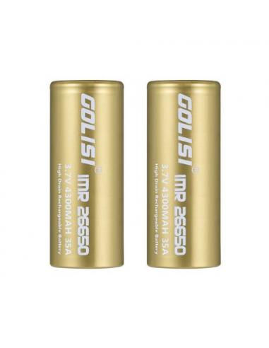 Accu S43 Golisi 26650 da 4300mAh 40A Batteria Litio Ricaricabile