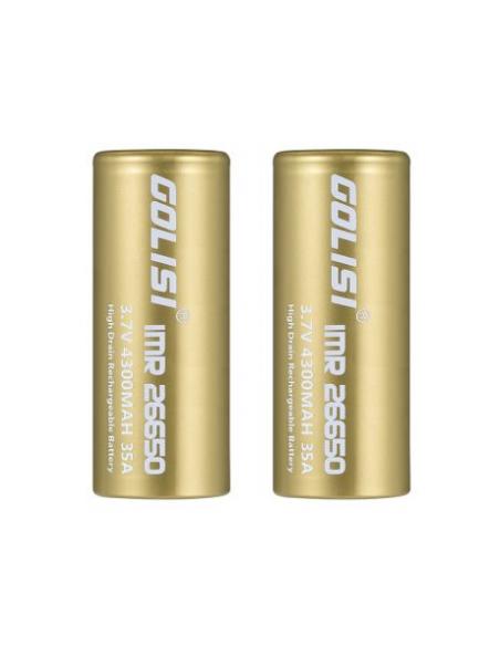 Accu S43 Golisi 26650 da 4300mAh 40A Batteria Litio Ricaricabile
