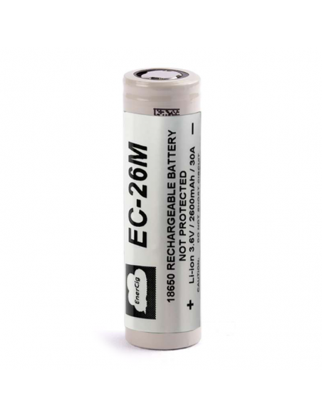 EC-26M 18650 EnerCig 2600mAh Batteria Litio Ricaricabile