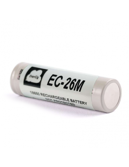 EC-26M 18650 EnerCig 2600mAh Batteria Litio Ricaricabile