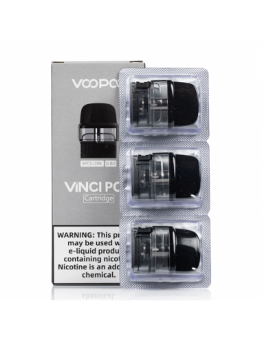 Vinci Pod Voopoo Cartuccia Ricambio da 2ml - 3 pezzi