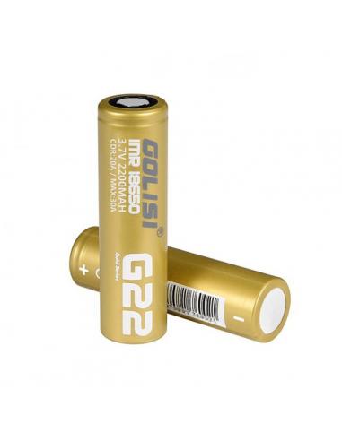 Accu 18650 G22 Golisi 2200mAh 20A Batteria Litio Ricaricabile