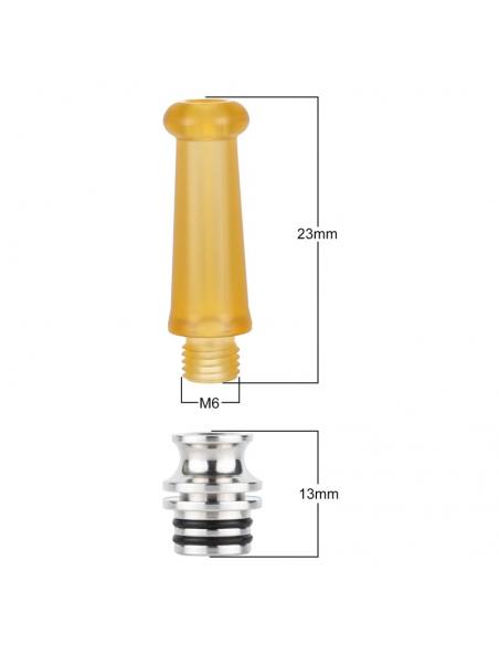 Drip Tip 510 Long Curved MTL Replacement