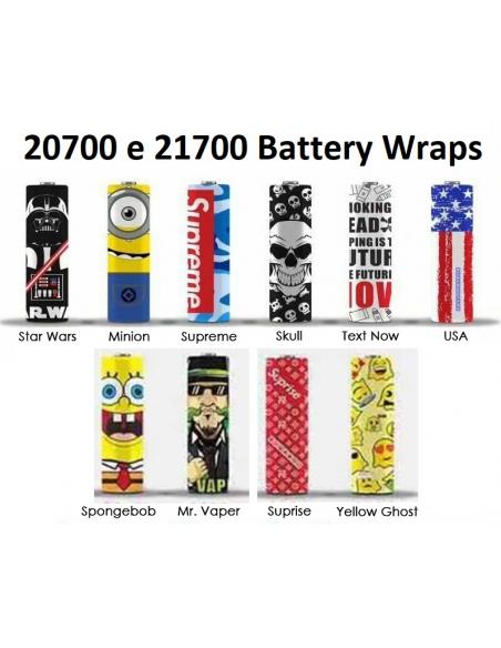 Pellicola Wrap per Batterie 20700 e 21700 Termo Retrattile
