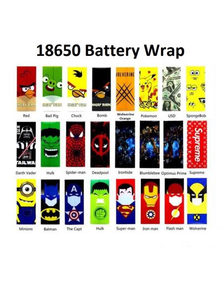 Pellicola Wrap per Batterie 18650 Termo Retrattile Stringente