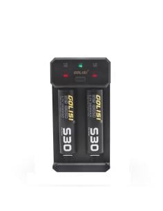 Golisi L2 charger for electronic cigarette batteries.