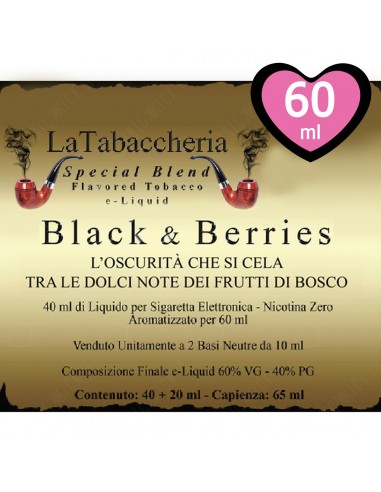 Aroma Black&Berries La Tabaccheria Special Blend - Estratto di Tabacco