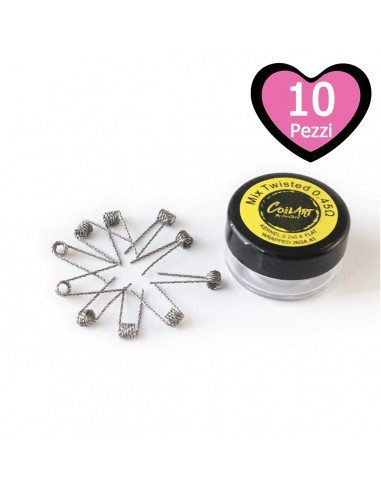 CoilART Coil Mix Twisted Pronte - 10 Pezzi