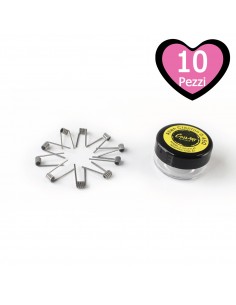 CoilART Alien Clapton Coils - 10 Pieces Ready