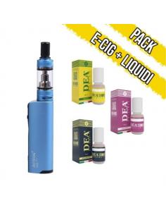 Starter Pack Q16 Pro Justfog and 3 DEA Flavor Tabacco Ready Liquids