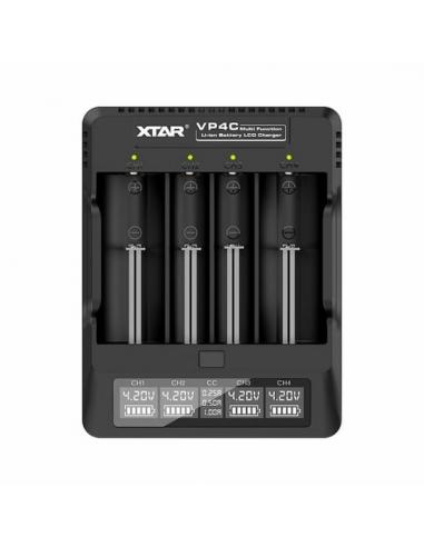 VP4C XTAR Caricabatterie 4 Slot