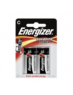 Energizer C MezzaTorcia Alkaline Power - Blister da 2 pile