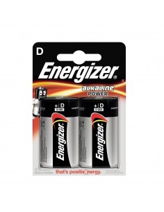 Energizer D Alkaline Power Torch - Blister of 2 Batteries