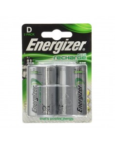 Energizer D Flashlight 2500 mAh - Blister of 2 Rechargeable Batteries