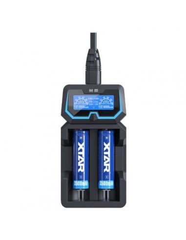 X2 XTAR Caricabatterie 2 Slot