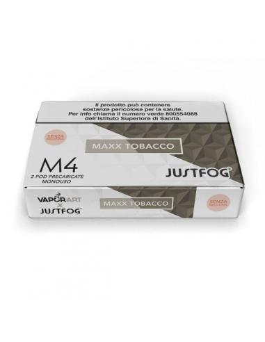 M4 Maxx Tobacco Pod Justfog con liquido vaporart
