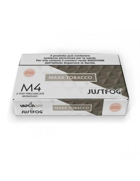 M4 Maxx Tobacco Pod Justfog con liquido vaporart