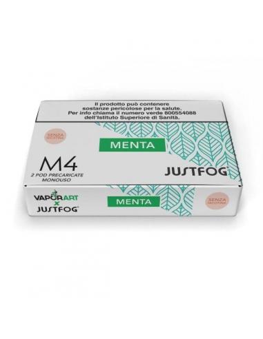 M4 Menta Pod Justfog con liquido vaporart