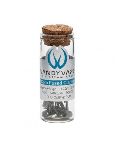 Quad Core Fused Clapton Coil Ni80 0,22 Ohm Vandy Vape
