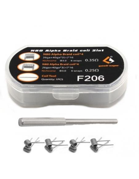 Alpha Braid Coil N80 0.25 0.35 Ohm Geekvape