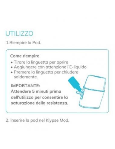 come riempire Cartuccia Klypse Pod 2ml Innokin