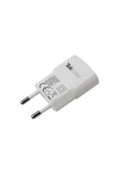 1A Wall Charger for USB Cable Tekmee white