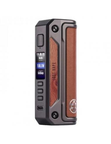 Thelema Solo box DNA 100C Lost Vape gunmetal calf leather