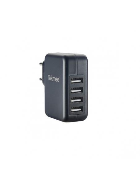 Wall Outlet Four USB Ports 4.8A Tekmee
