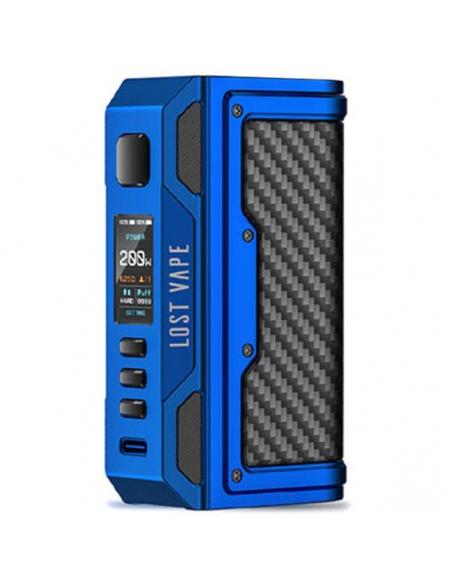 Thelema Quest Lost Vape Box Mod matte blue carbon fiber