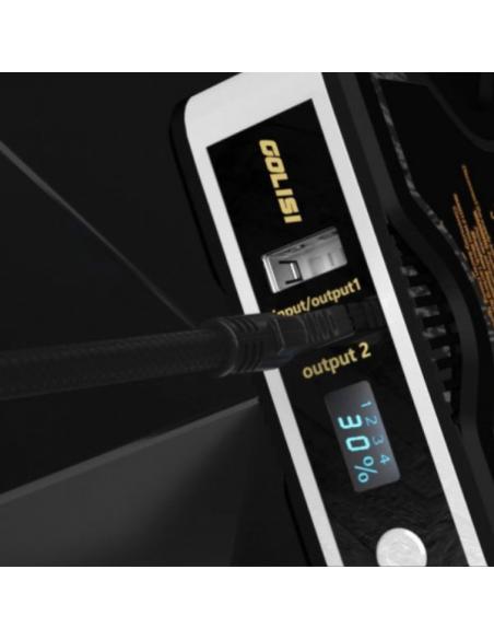 Mothra GL-4 Golisi Caricabatterie con attacco usb e type c