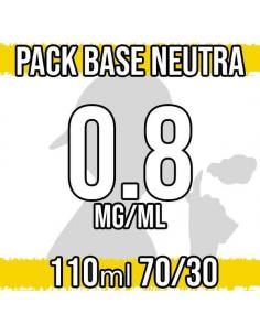 Base liquid 70 30 Nicotine 0.8