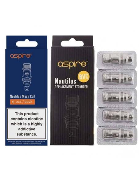 resistenze sigaretta elettronica aspire nautilus coil