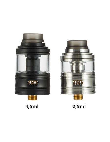 Reload S RTA is a 2.5ml to 4.5ml capacity Reload Vapor tank atomizer.