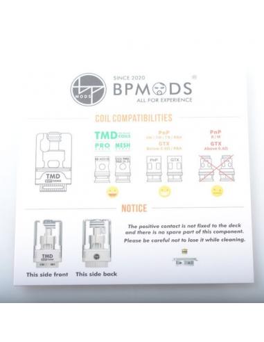 resistenze compatibili con atomizzatore TMD boro Tank BP Mods