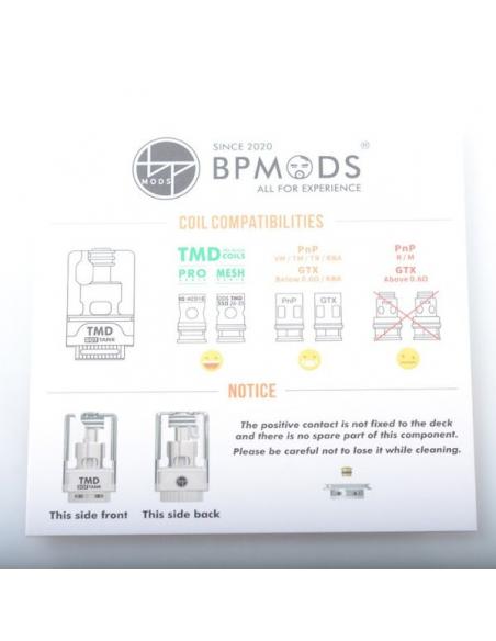 resistenze compatibili con atomizzatore TMD boro Tank BP Mods